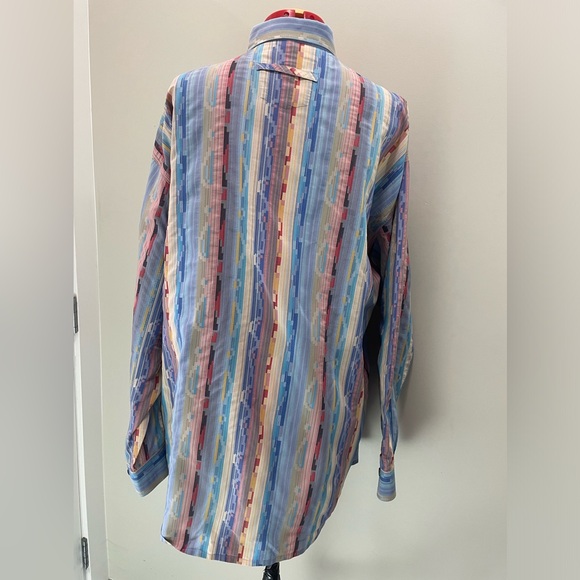 Signum %100 Cotton striped button shirt Sz.XL - Picture 4 of 8